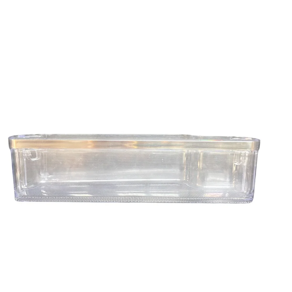 Samsung OEM Refrigerator Door Bin Guard Right Side DA63-08283A Clear Silver Trim